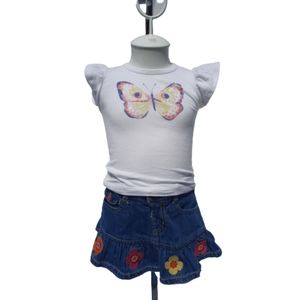 Gymboree Baby skirt/Carter's Shirt 12to 18mo